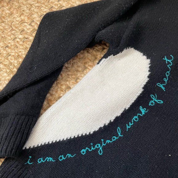 Kerri Rosenthal Cashmere Heart Sweater - Picture 4 of 6